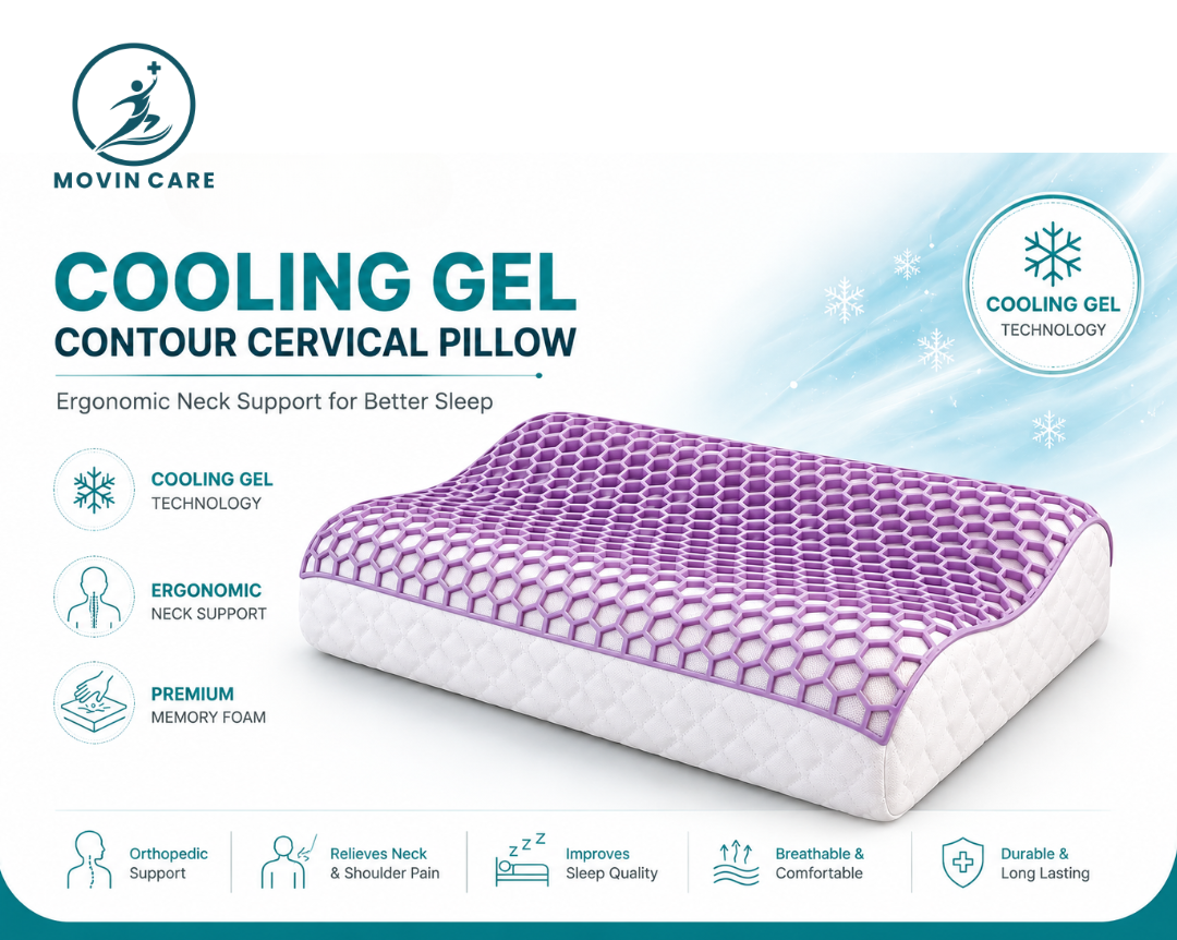 Cooled Gel Cervical Pillow_Movin Care