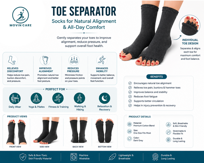 INDIVIDUAL TOE SEPARATION