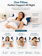 Sleep Apnea Cervical Pillow_Movin Care