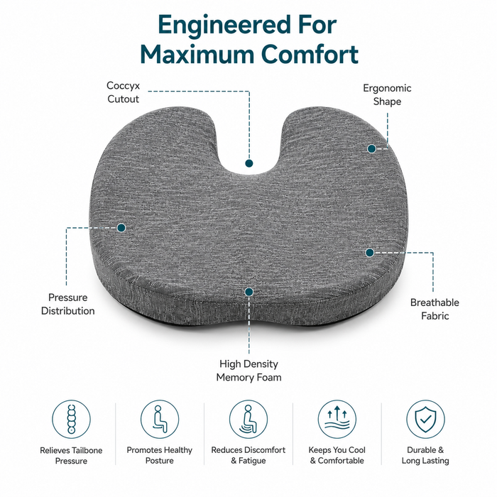 ERGONOMIC U-SHAPED DESIGN