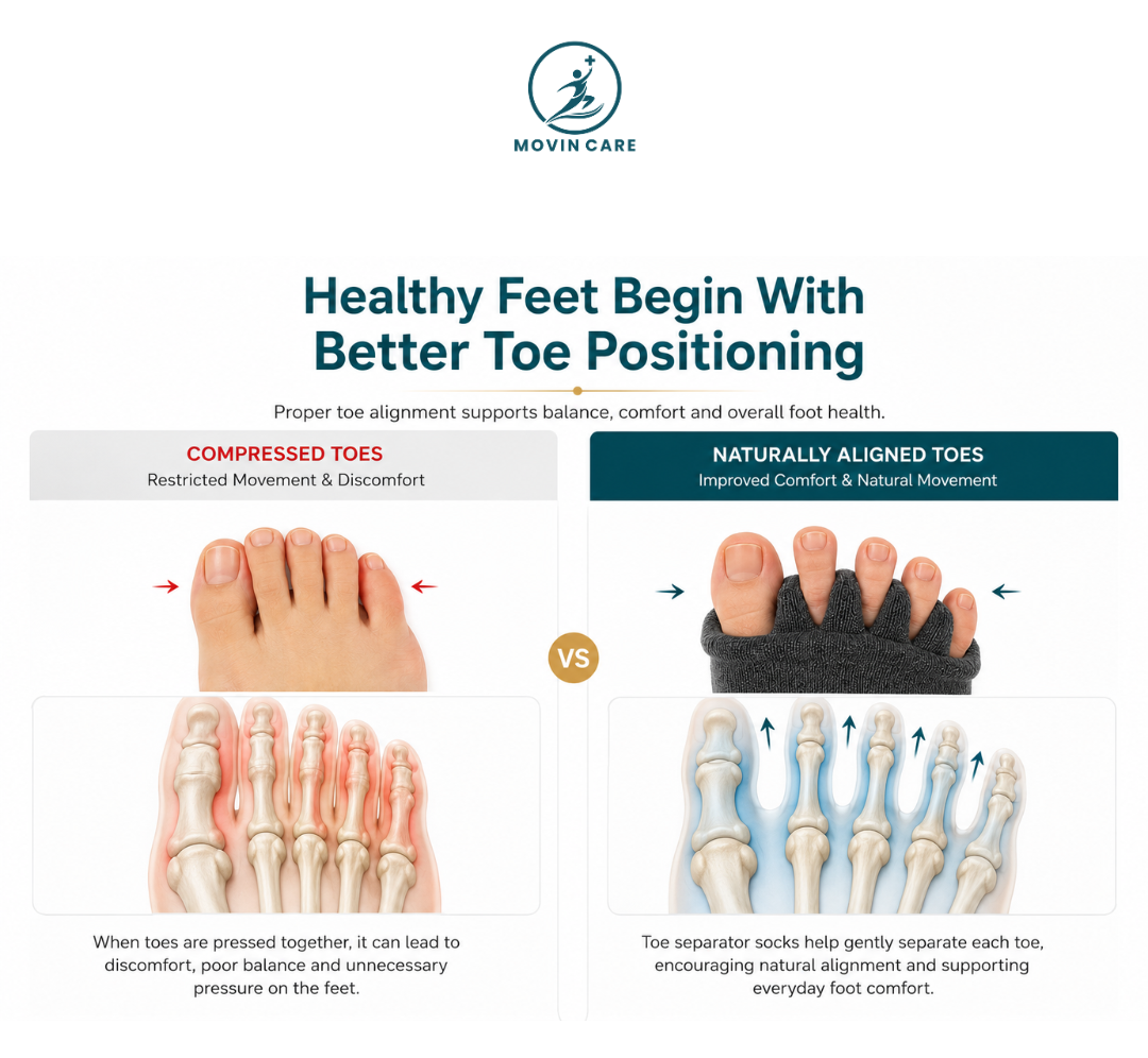 Toe Separator Socks_Movin Care