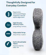PosturePro Memory Foam Back Cushion