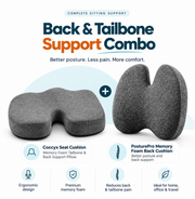 Movin Care Back & Tailbone Support Combo