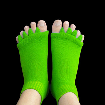 Toe Separation Compression Socks for Yoga, Pilates & Foot Relief